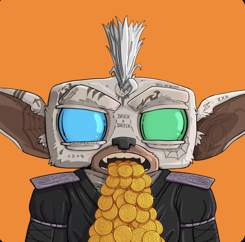 Gratefulbonez4's tweet photo. Shadow Clan Gi mfers 🟧
OG leader reporting to the mining operation for updates, hungover off network fees #BrickByBrick #BtcOrBust @HashlingsBTC 🧱⛏️🧱 https://t.co/13Vo0iw3id