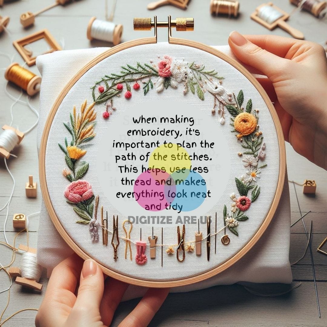 digitizeareus's tweet image. Tip of the day!!

When making embroidery, it&apos;s important to plan the path the stitches will take. This helps use less thread and makes everything look neat and tidy

#LogoDigitization #LogoPrecision #digitizeareus #logodigitizing #CapDigitizing #hatlogodigitizing