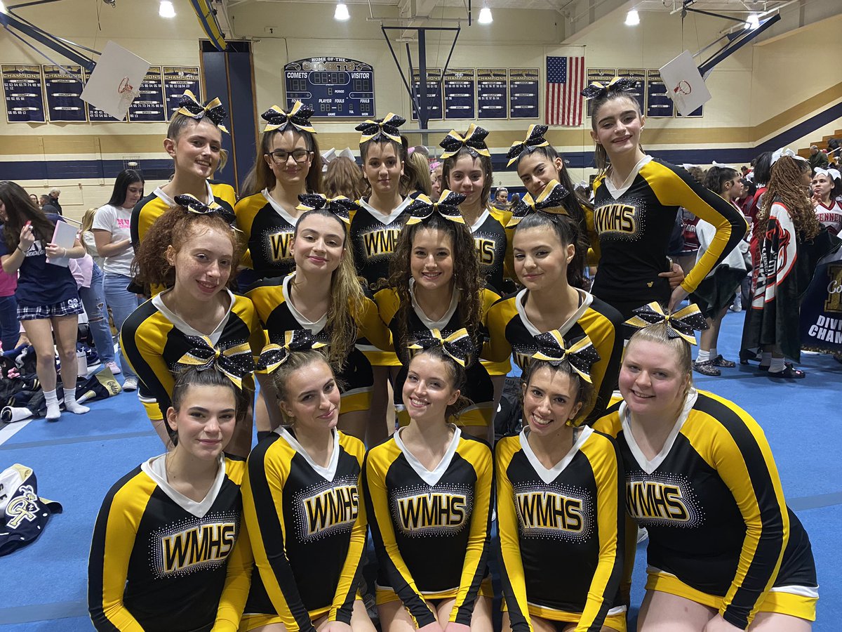 2nd place at Hackensack today! Our score improved from last week so back to work this week to keep improving and never giving up!  💛📣🖤