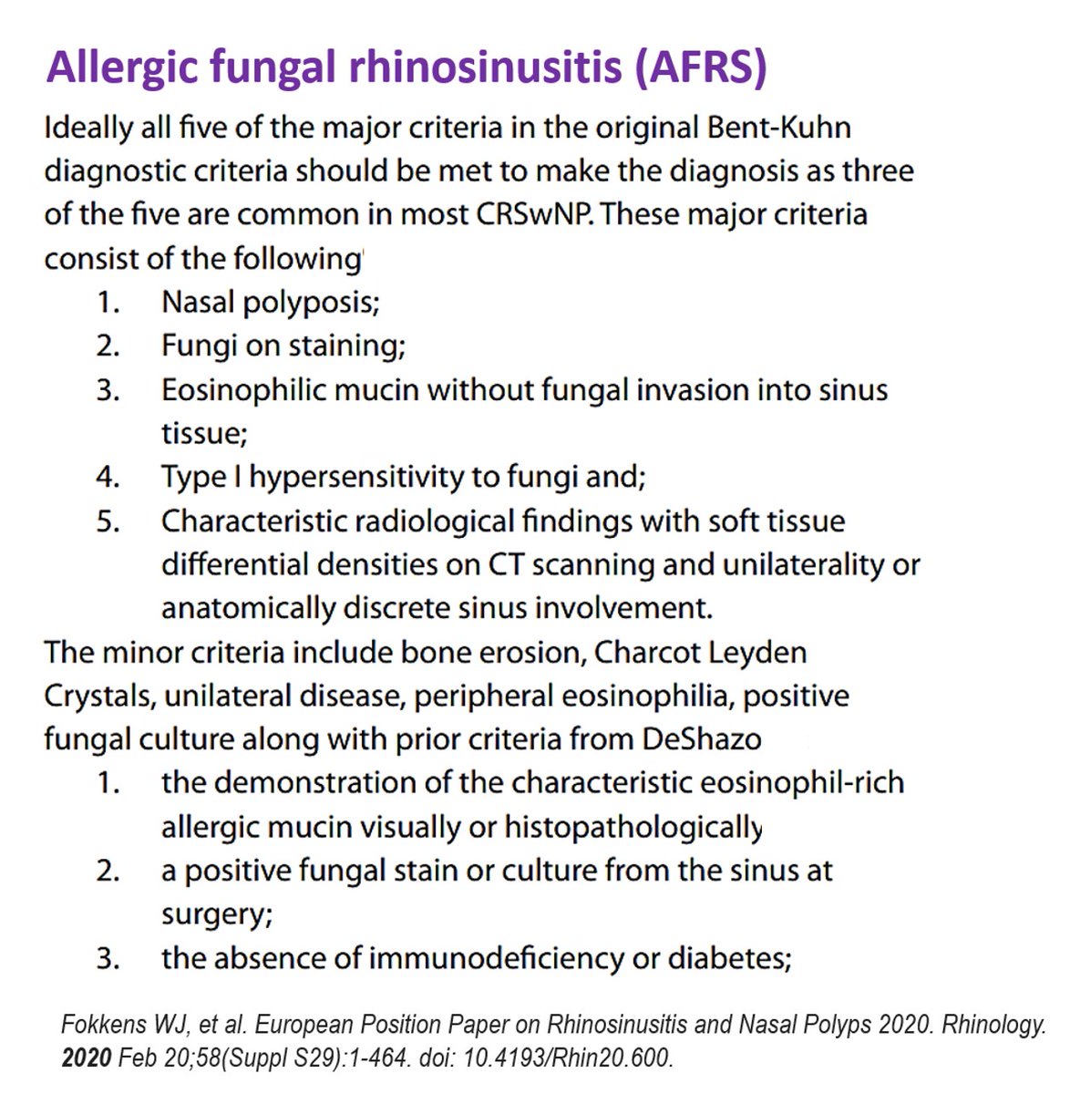 #ChronicRhinosinusitis