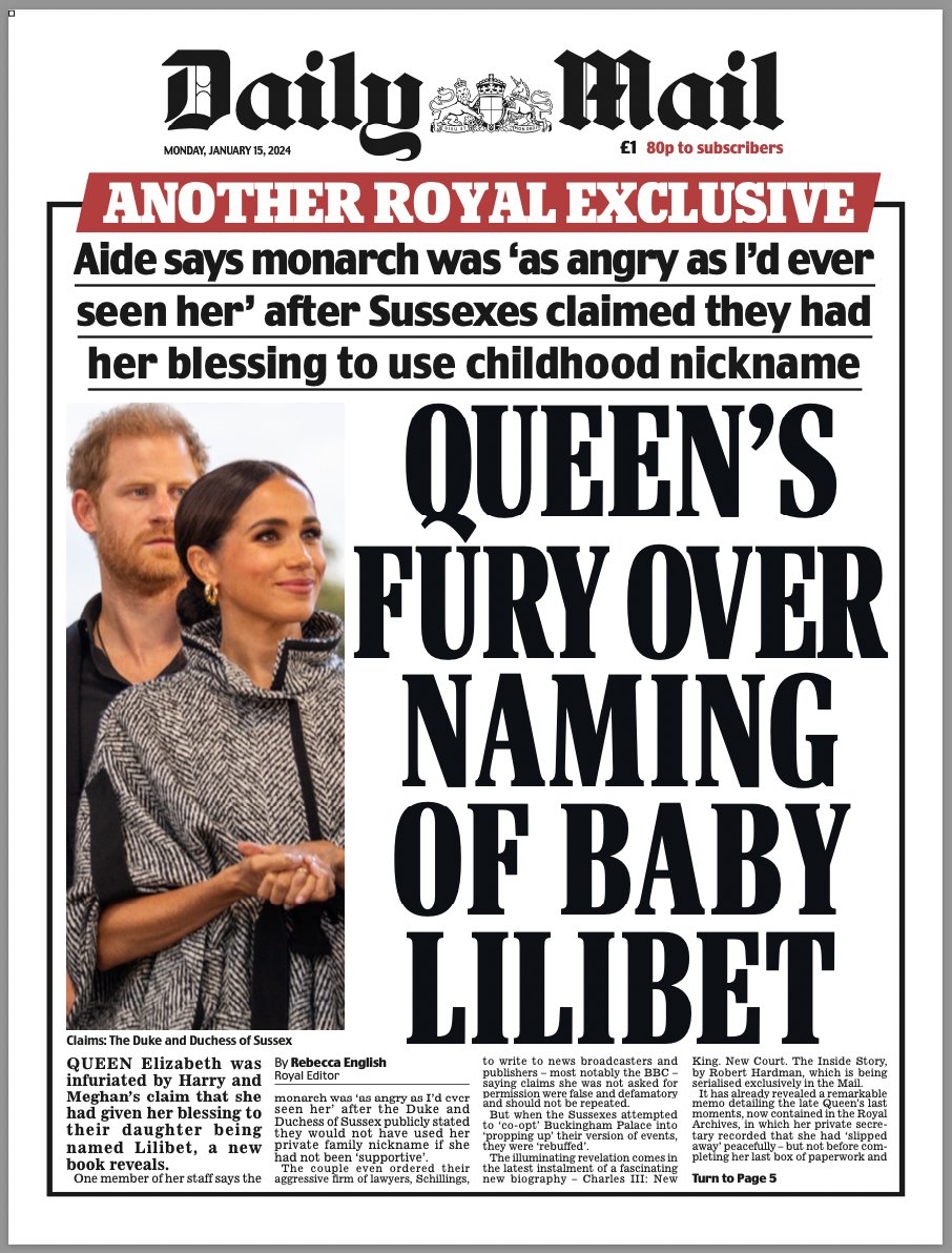DailyMailUK's tweet photo. Monday’s @DailyMailUK #MailFrontPages https://t.co/BWLAoQ9fqN