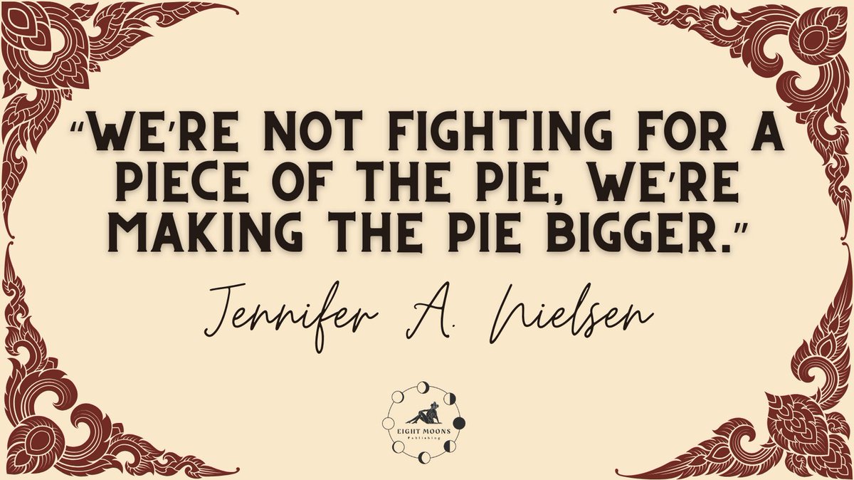 EightMoonsPub's tweet photo. Writing books isn't a competition, there's room for everyone! Write your story!
#positivewritingquote #writingcommunity #thinkpositively #RogueRoyals #indiepublishing #indiepublisher #fantasyromance #steampunkseries #positivequote #writingmotivation @Kyro_Dean https://t.co/RGNhiLI0TJ