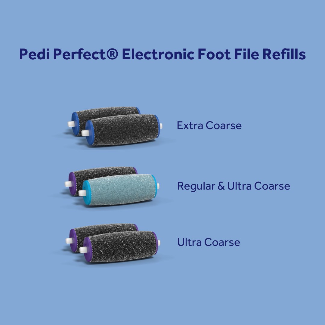 We can't believe the new year is here already... But, that means it's time to refresh your foot file roller heads, babe! Head to our website to browse the perfect duo to get your skin feeling amazing! #amope #beaboldsole 

Shop now: bit.ly/3XZYZsW