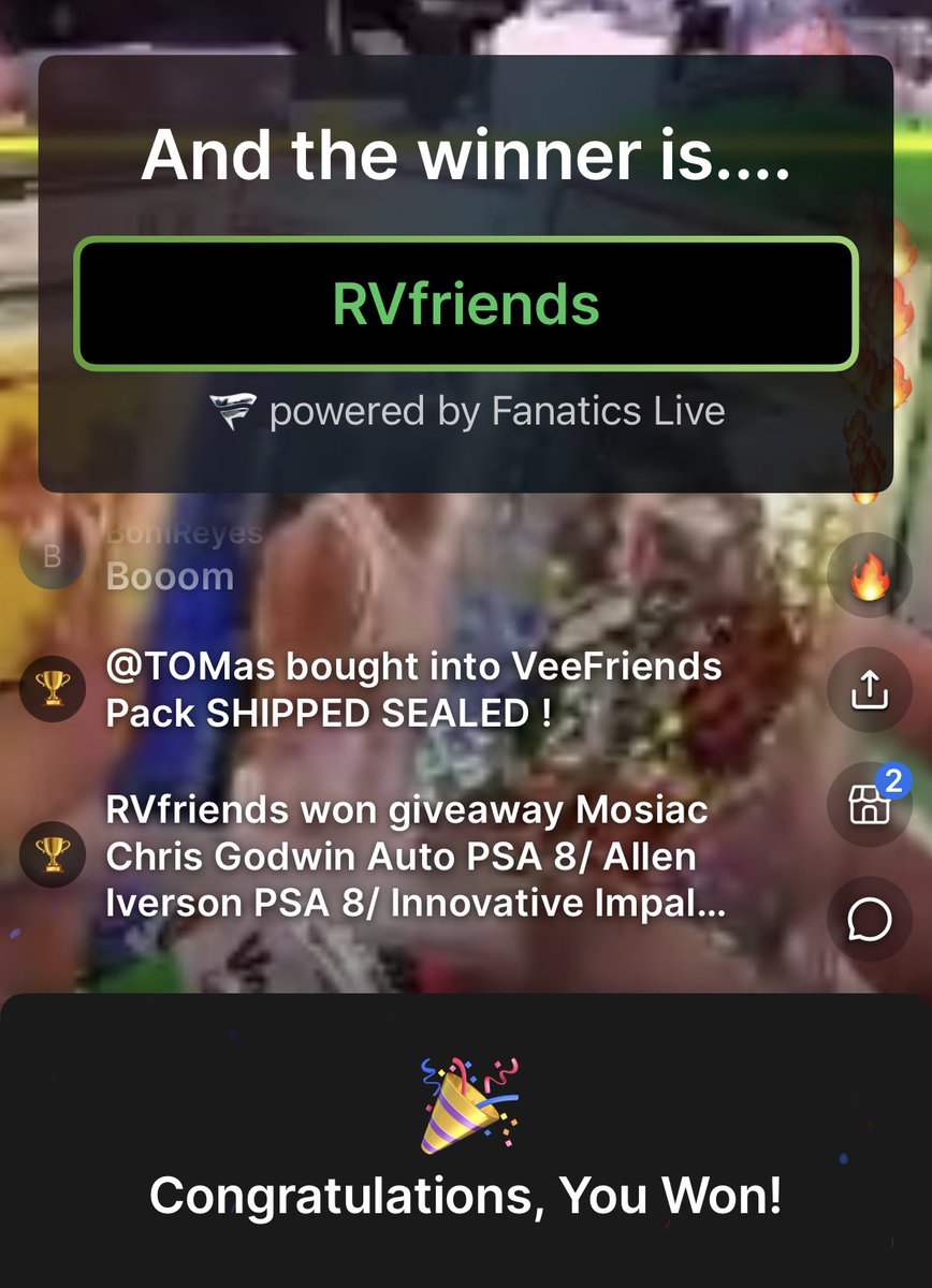 JenPurdyBaker's tweet photo. @garyvee @veefriends Finally made a @FanaticsLive account and was so excited to win a great bundle of cards! 

Made the account on my phone while using my laptop to map out our RV route to @VeeCon! Such a fun way to spend this freezing day! https://t.co/ls4Zl4VzqA