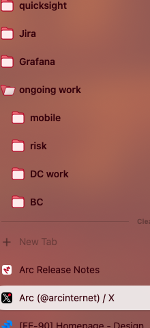 paul_macca's tweet photo. @arcinternet any way to reduce the vertical padding between links in the sidebar? It could be much more compact imo https://t.co/qgIB4RVYHG
