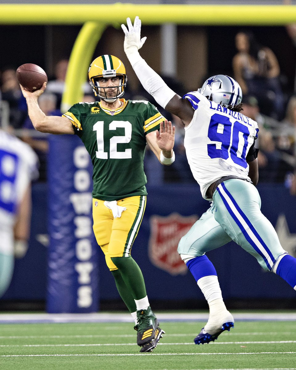 Jordan Love vs. Cowboys right now