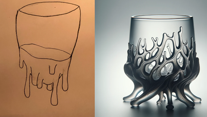 heart_shima's tweet photo. I had rough sketch of glass design and exchanged conversations with ChatGPT4. I like how it turned out in the end. While it is hard to make with my current skill, the design helped me see more.
#generativeAI #art https://t.co/aqpUqruFN0