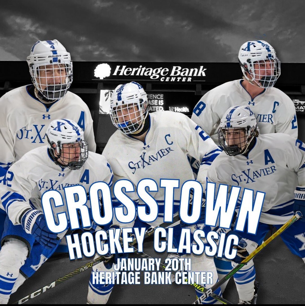 Crosstown Hockey Classic 1/20 - 6PM - Heritage Bank Arena - FREE ENTRY

Come out and support your Hockey Bombers