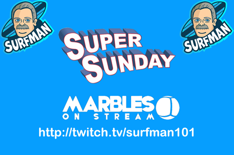Man101Surf's tweet photo. Special Super Sunday Marbles on Stream at 7 PM EST!!!!  #SSG #MSLARacing  Mission Central, Races, Races and more Races!!!! https://t.co/d8l9HlvMEU https://t.co/DzP7OYpVvk