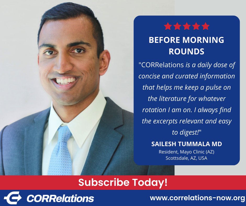 Calling all RESIDENTS! Correlations is now offering a 50% discount on full subscriptions for all residents. Comment, message, or email us to find out how

correlations-now.org

#OrthoTwitter #MedTwitter #OrthoEducation #OrthoResident #Orthopaedics #OrthopaedicSurgery