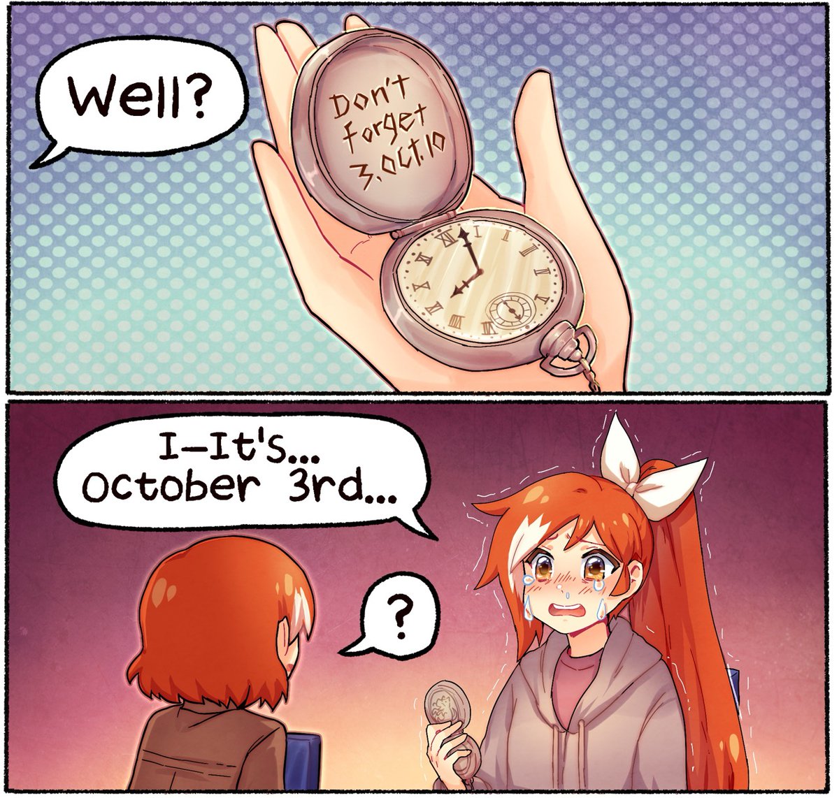 In this week's The Daily Life of Crunchyroll-Hime (by @coughdrops) 🩷✨ Hime remembers an important day 😅