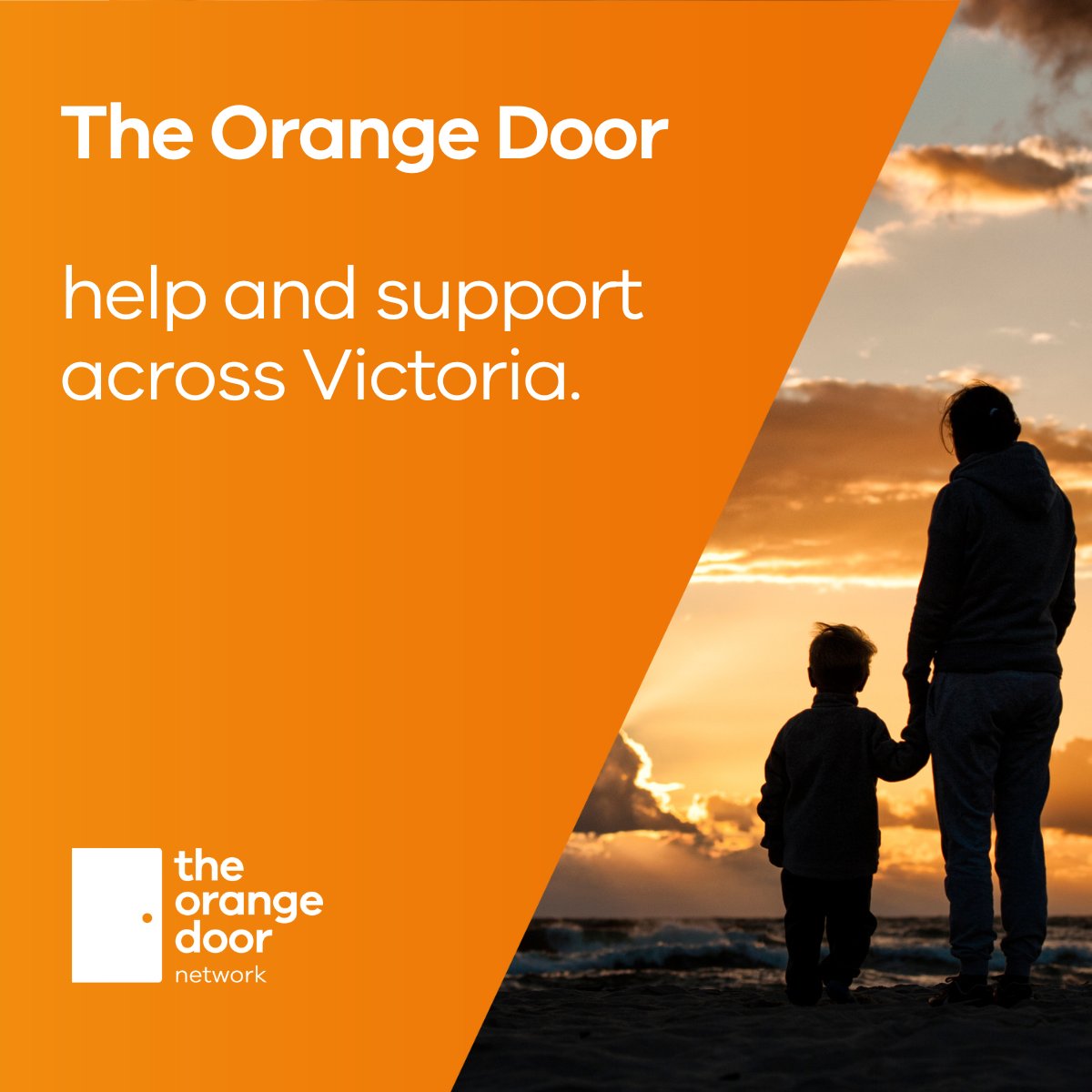 #TheOrangeDoor is working to support families to be safe right across Victoria, families can receive coordinated family violence &amp; child wellbeing support when they need it, closer to home bit.ly/3IdXNgx