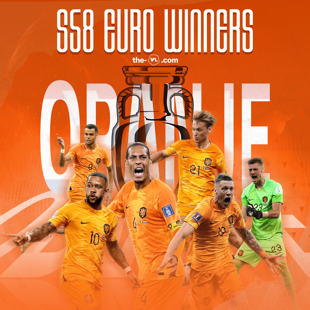VFL (@thevfl_) on Twitter photo **OFFICIAL** - Your VFL Season 58 European Championship Winners - Netherlands ๐
๐ฎ England 0-1 Netherlands
โฝ๏ธ @GiginhioC
๐ฏ <a href="/nellymacavelly/">Nellymacavelly</a>
๐ The first international piece of silver for the Dutch National Team in their 8 year history! #VFL #EURO2024 **OFFICIAL** - Your VFL Season 58 European Championship Winners - Netherlands ๐
๐ฎ England 0-1 Netherlands
โฝ๏ธ @GiginhioC
๐ฏ <a href="/nellymacavelly/">Nellymacavelly</a>
๐ The first international piece of silver for the Dutch National Team in their 8 year history! #VFL #EURO2024