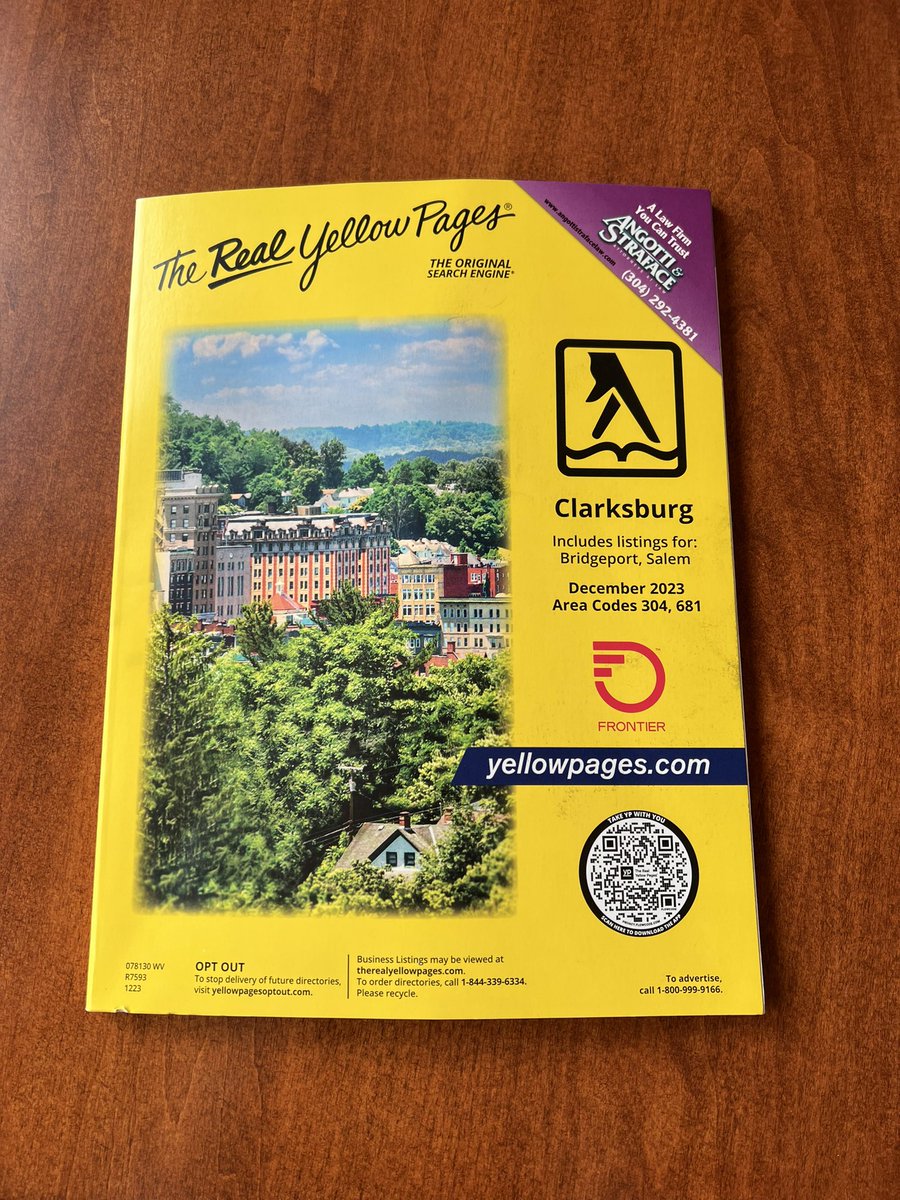 CMS_SpecialBrew's tweet photo. This still exists…“Let Your Fingers Do The Walking” #TheRealYellowPages #PhoneNumberLists #oldschool #nostalgia https://t.co/rOh0eAtLKC