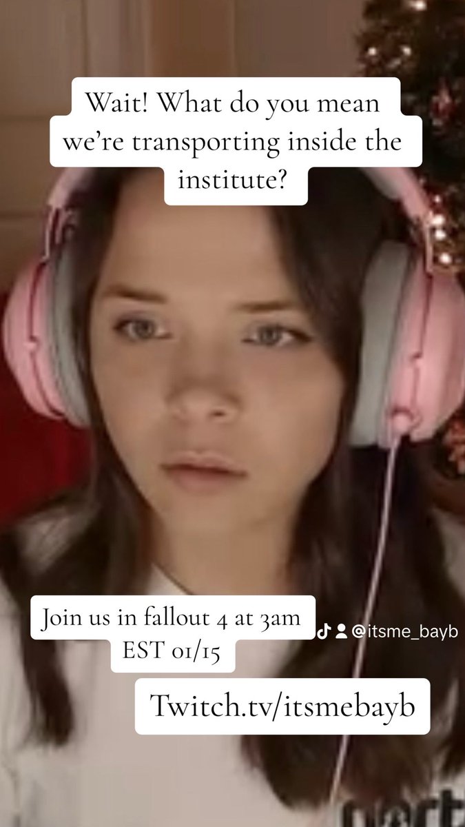 Come check me out ☺️🥰 twitch.tv/itsmebayb
