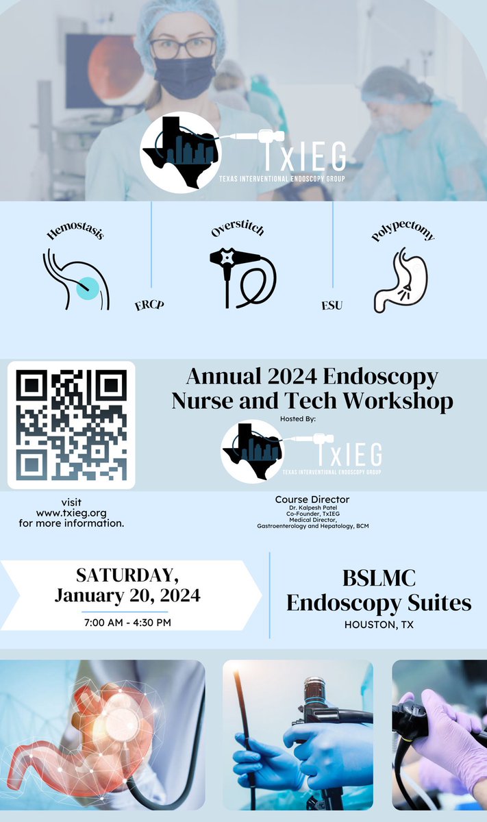 partnering with @SGNAOnline (#GHSGNA) & offering 7.41 CNE credits for nurses who participate! RNs, for only $20, register at TxIEG.org, or Techs register for $10! EIGHT spots available! fill them up while you can !! #GITwitter #EndoRN #EndoTech #SGNA #TxIEG #GI #CNE