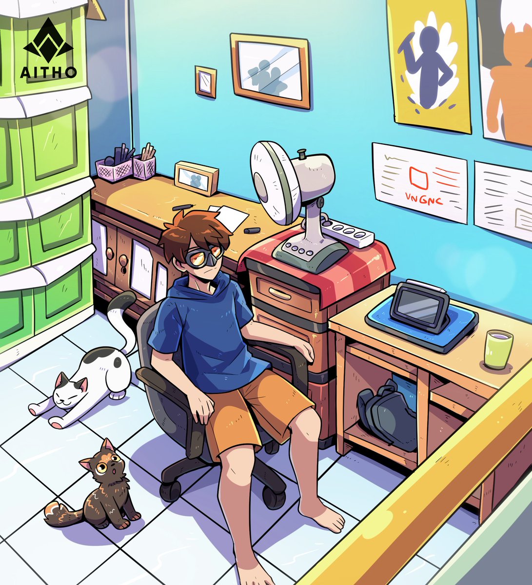 just stay in my room
#room #cats #illustration #artsupport #oc