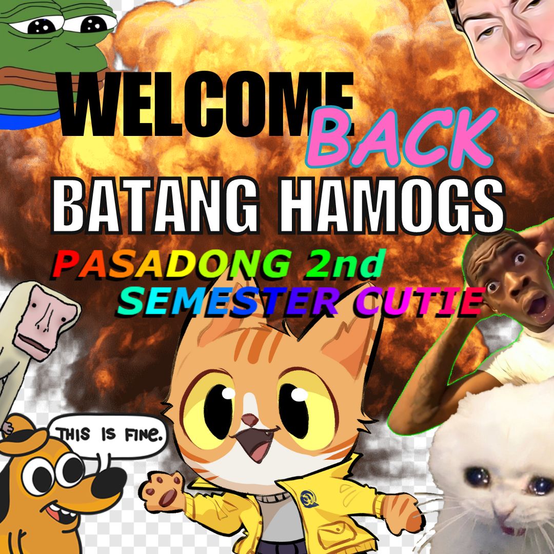 bucs_storm's tweet photo. Welcome back para sa 2nd Sem, batang hamogs! Good luck.

"𝒄𝒐𝒏𝒒𝒖𝒆𝒓𝒊𝒏𝒈 𝒔𝒕𝒐𝒓𝒎𝒔, 𝒔𝒂𝒇𝒆𝒈𝒖𝒂𝒓𝒅𝒊𝒏𝒈 𝒕𝒉𝒆 𝒔𝒌𝒊𝒆𝒔"

#BUCSSTORM
#batanghamogs https://t.co/o7g4nOl7mO
