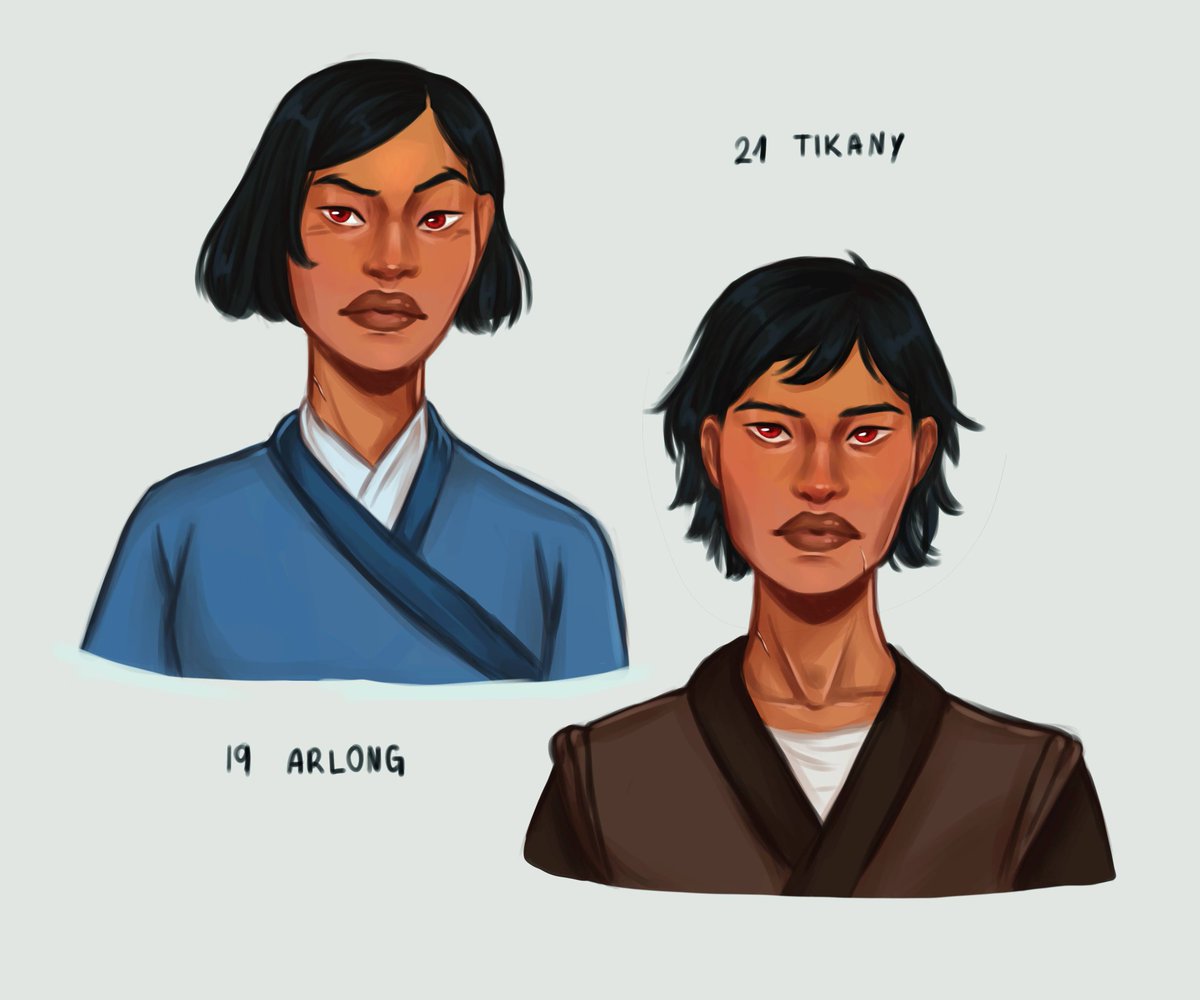 i'm rereading tpw and i'm thinking about her again... so here's rin through the years 
#thepoppywar #fangrunin