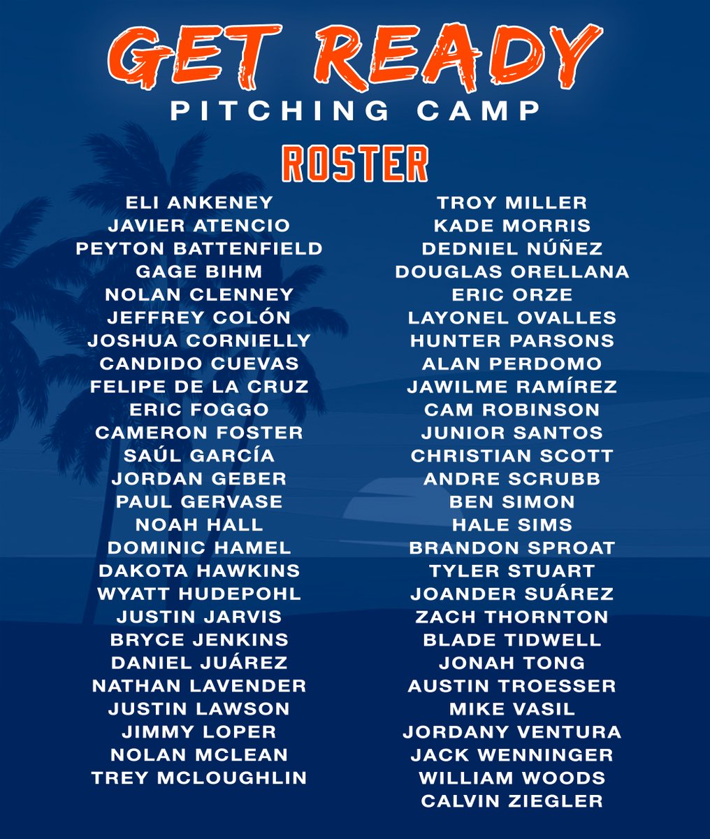 FCLMets's tweet photo. The 2024 season begins tomorrow ‼️

We have invited the following pitchers and position players to Port St. Lucie for our January development camps.

Ready to get rolling on a great year up and down the organization 💪 https://t.co/oYT6TSxUsV
