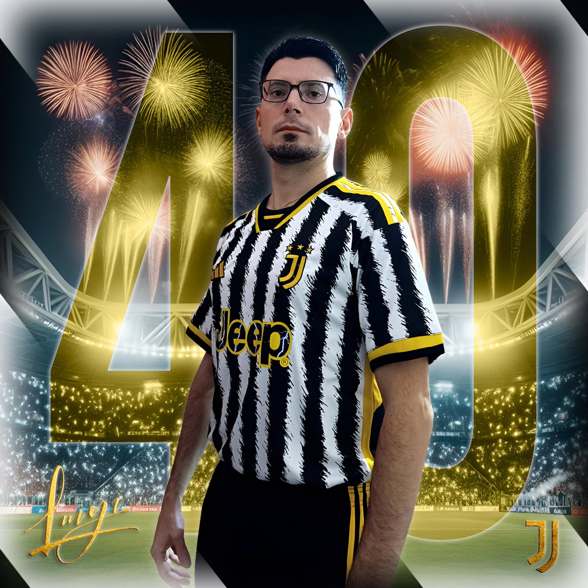 aboutjclub_'s tweet photo. 4 volte 10! 🤦🏻‍♂️ Non ci credo neanche io di essere arrivato a questa soglia importante. 🤷🏻‍♂️ Ma eccoci qui... 4️⃣0️⃣ anni! Sì, sto invecchiando... 👴🏻 Ma spero di poter vedere ancora la Juventus vincere Trofei per tanti anni. 🏆 ✍️ Luigi #AboutJ. 🏁 #LiveAhead #FinoAllaFine #ForzaJuve https://t.co/peDUum98zg