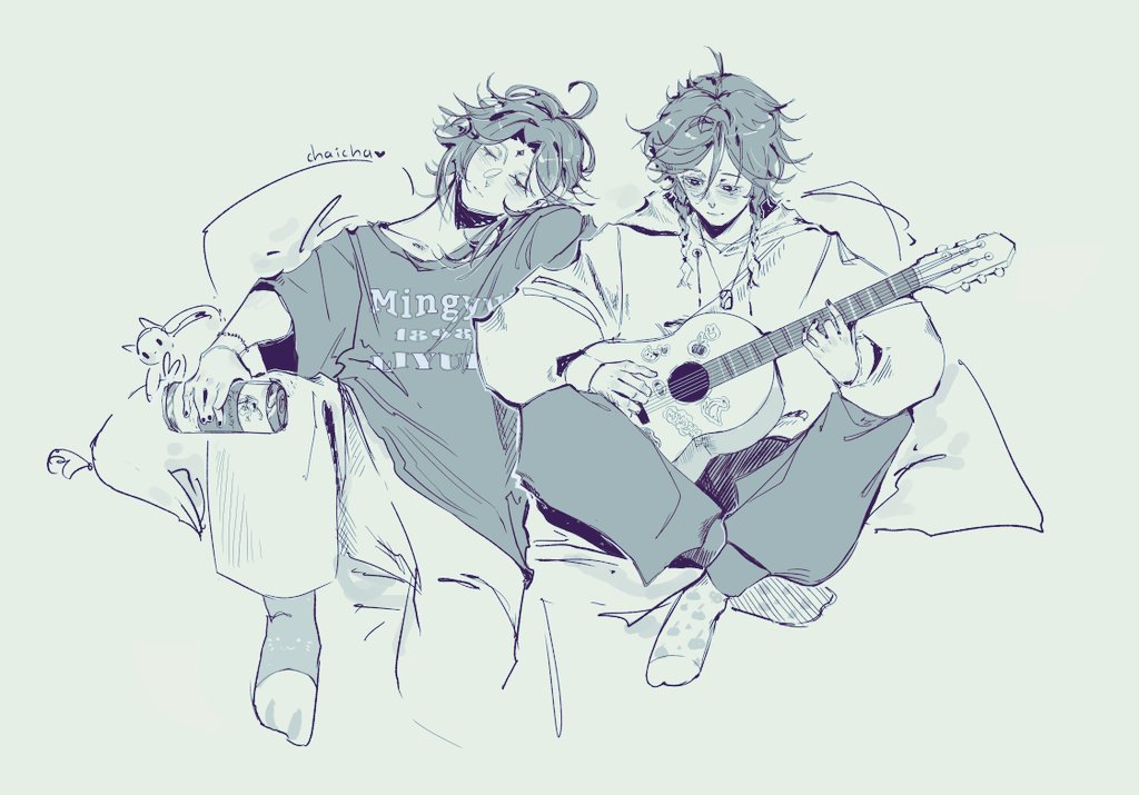 chaicha00art's tweet photo. Let's start this year with xiaoven 
Уes, I finally came out of the binge after holidays :D
#xiaoven #原神 #GenshinImpactth https://t.co/IAv3MWF0D0
