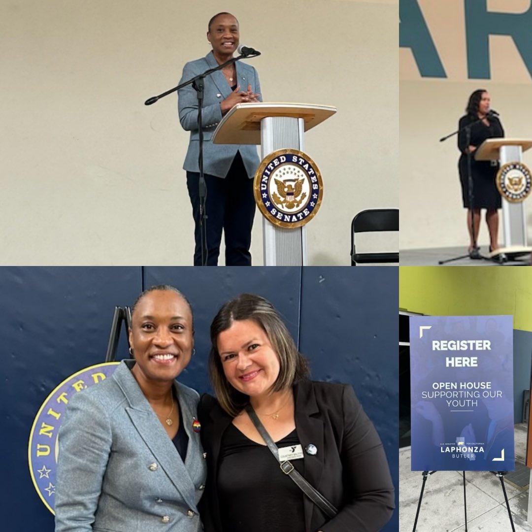 Endless appreciation for @Senlaphonza, our new U.S. Senator 🇺🇸 representing #CA who is prioritizing the needs of young people and governing for tomorrow. ••• Thank you to the amazing @MonarchSchool for hosting #SanDiego partners for the Senator’s Open House.