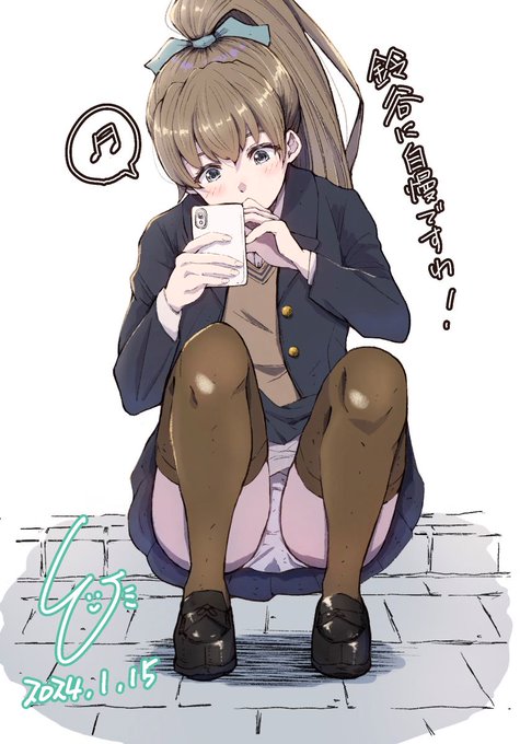 ドラマロケ現場に偶然遭遇した熊野ちゃんです!(`・ω・')ゞ
#艦これ #熊野 