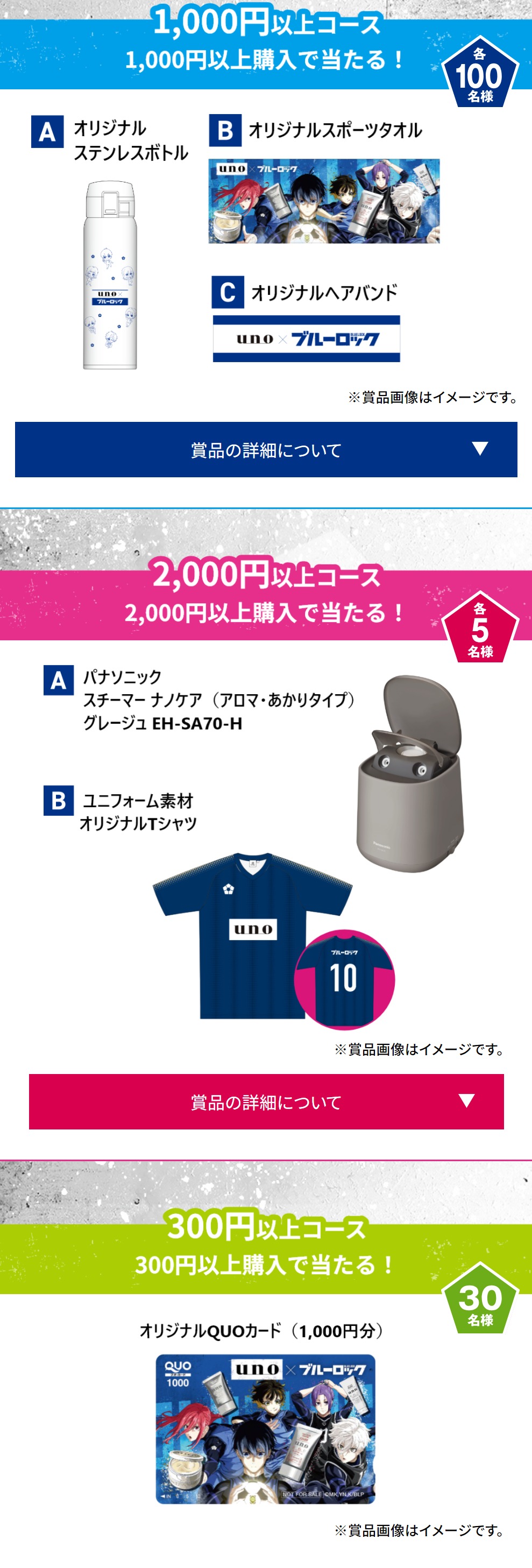 □ 当選品 □ 未開封 uno ブルーロック ドン・キホーテ