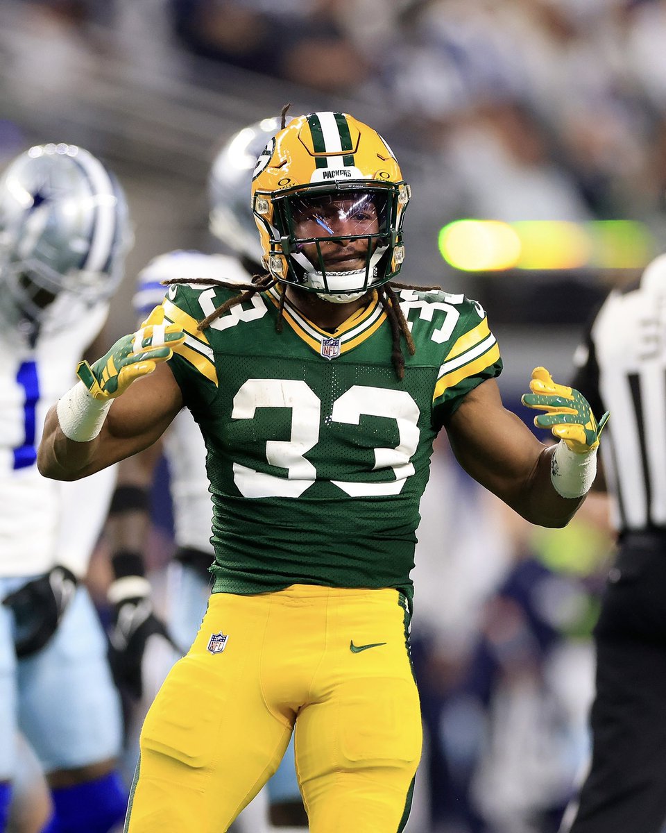 BleacherReport's tweet image. 3 TD FOR AARON JONES 🧀