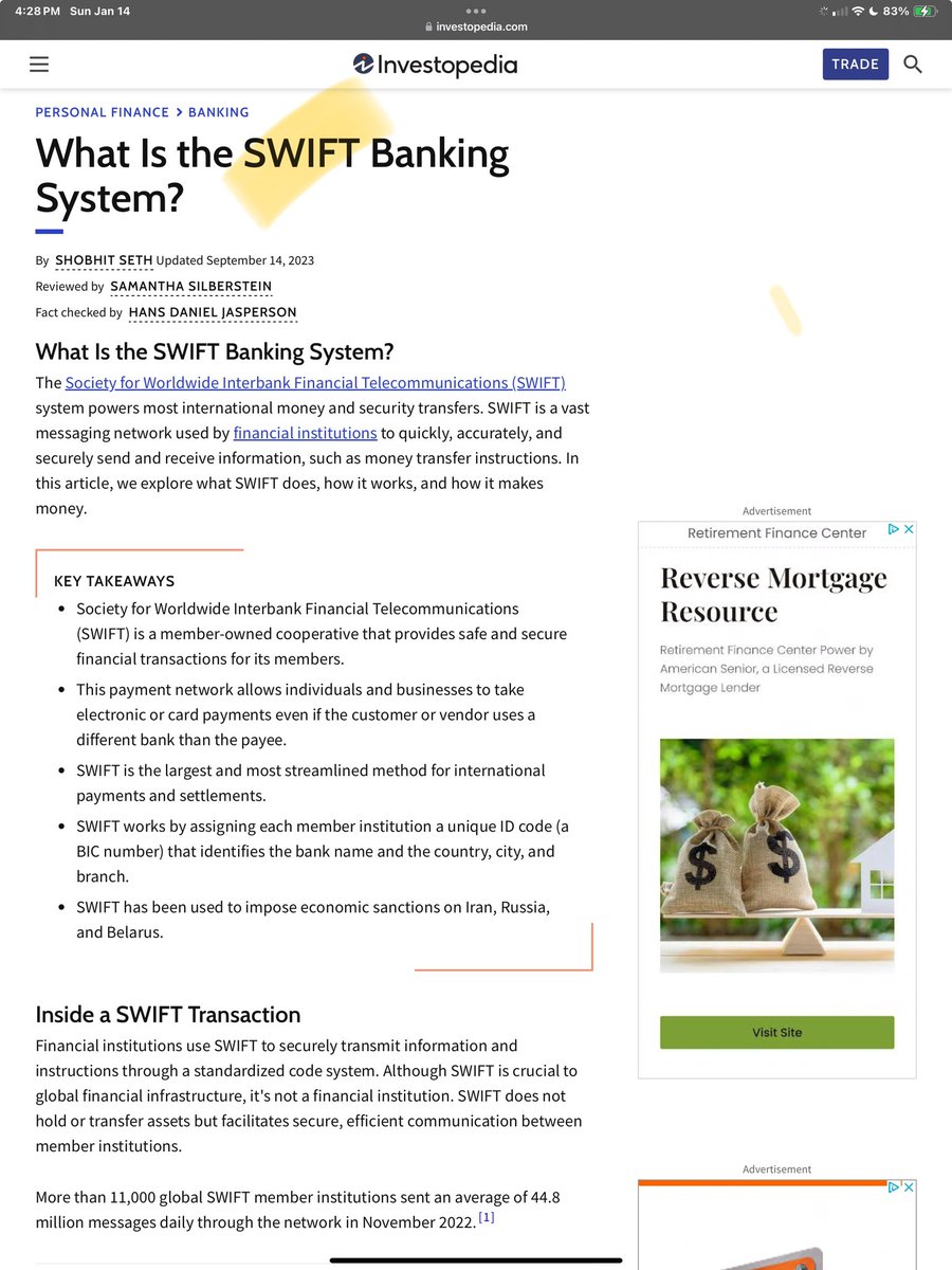 jazz_yjazz's tweet photo. @catturd2 🍊🇺🇸 SWIFT Banking System 👉 https://t.co/hw47UXeKz9 https://t.co/ssDlnyTG6D