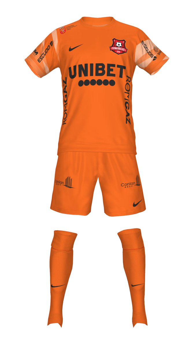 HodorRobert96's tweet image. Hermannstadt Home-Away-GK 2023-24 #PESMASTER #eFootball #eFootball2024 #PES2021 #PES2019 #KITPES