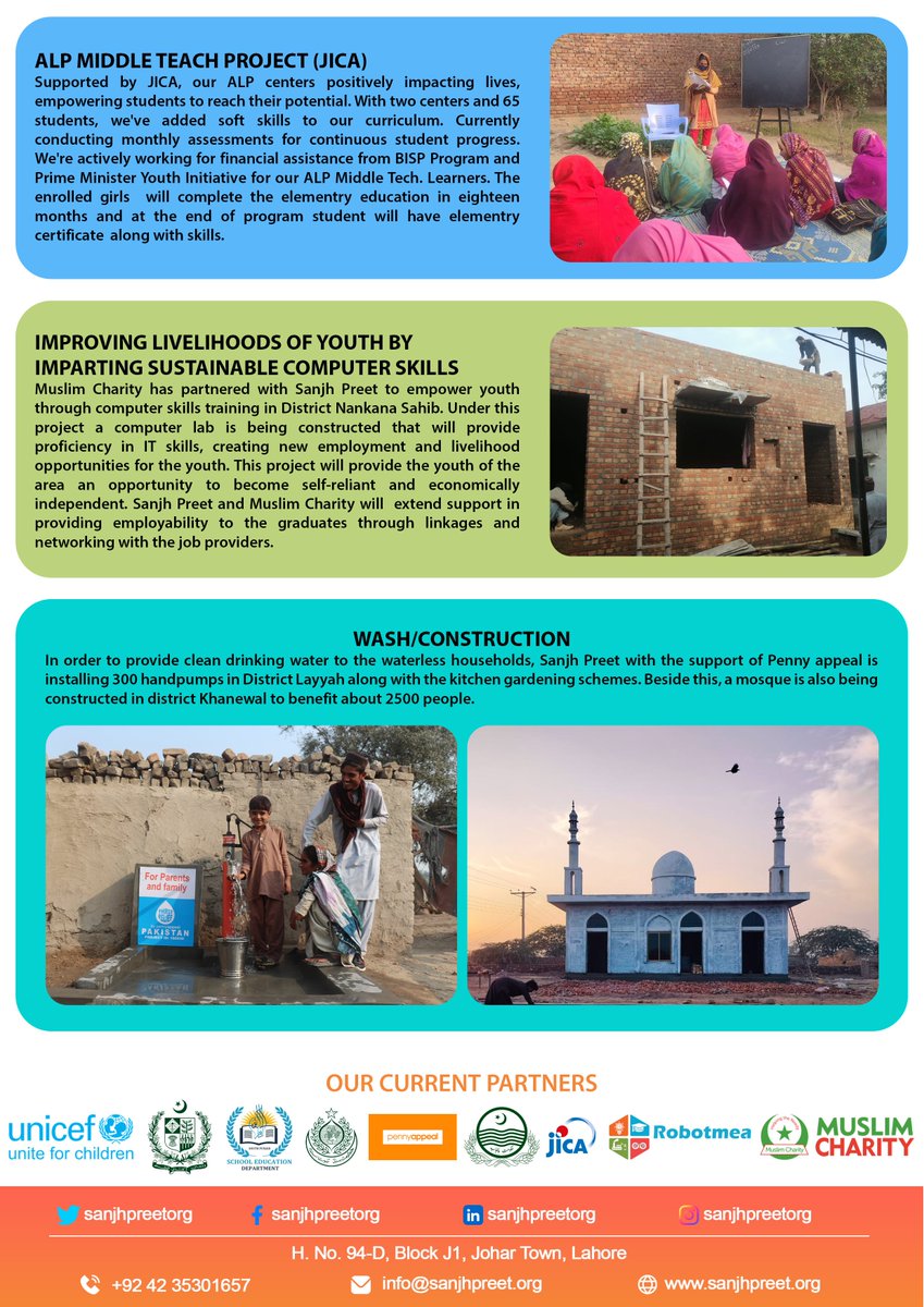 sanjhpreetorg's tweet photo. Newsletter Volume 9
January 2024
📷 "Transforming Lives; Shaping Nation"📷
Our latest monthly newsletter is here, and it's packed with inspiring case studies, program updates, and community engagements. Discover how we're making a difference together.
#sanjhpreet #newsletter https://t.co/hf4v60J0GE