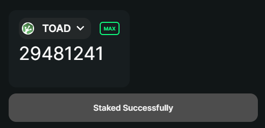 marisa_claver's tweet photo. $TOAD staking https://t.co/RE2Dn6M5ad https://t.co/715nFgW2kC