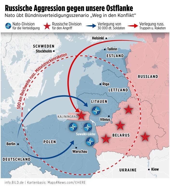 🤔In a secret document, the German Ministry of Defense realistically describes the 'path to conflict', in other words, the beginning of a hot war between Russia and NATO in shocking detail, - BILD ▶︎ The secret Bundeswehr document 'Collective Defense 2025' considers the…