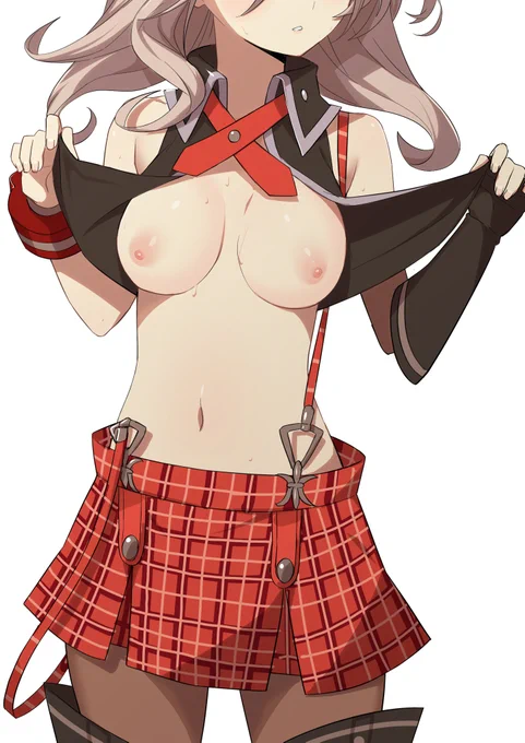 NSFWらくがき。リクエスト頂いた、ゴッドイーター の アリサ。 