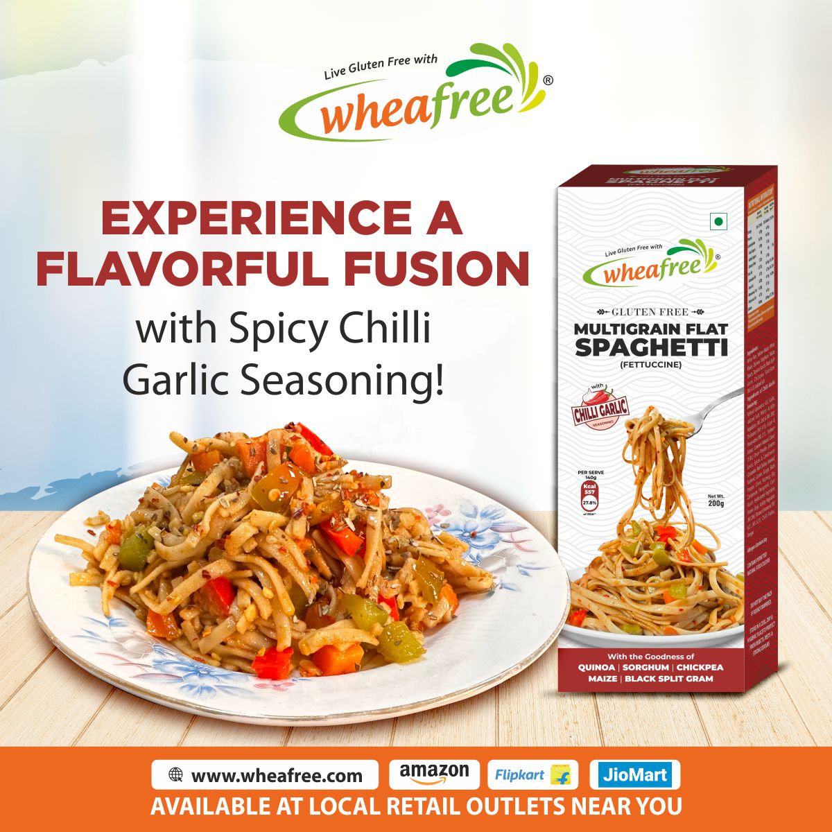 wheafree's tweet image. ✨Discover the joy of #Wheafree Gluten-Free Multigrain Flat Spaghetti – a delectable blend of flavors without the gluten guilt!

🍝Order now for a gluten-free #Multigrain Flat #Spaghetti experience that's both wholesome and delicious.

Order Now
Website:   bit.ly/48LItSS