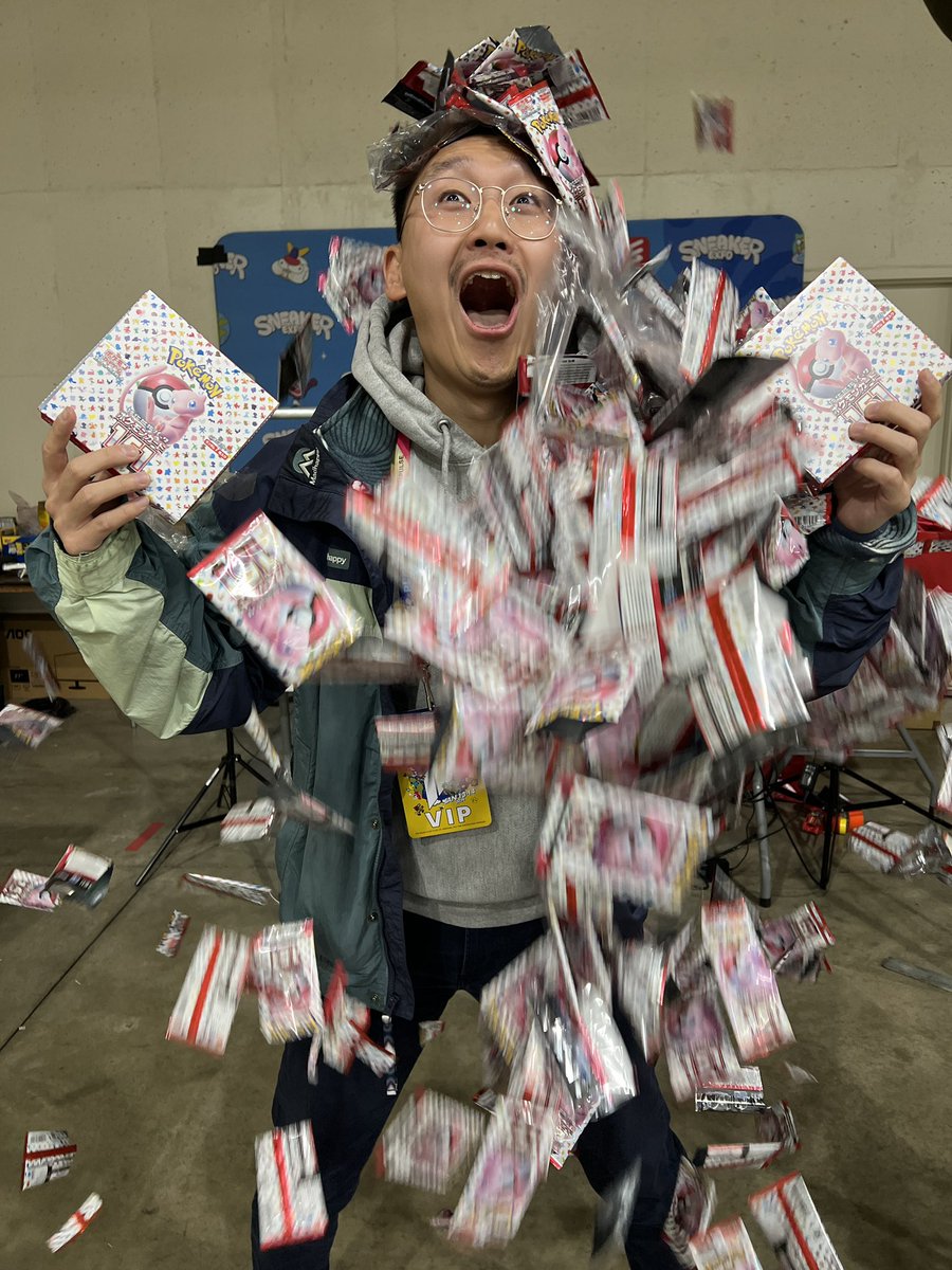 MeesterKeem's tweet photo. WE DID IT! WE OPENED 151 BOXES OF @Pokemon 151 AND HIT EVERY SINGLE TOP HIT IN THE JAPANESE AND ENG SET!!!🤯😱#151For151 #Pokemon
Thank you to all of the creators & communities, and staff involved. This was a collective effort, and without you, it wouldn’t have been possible!
Huge shoutout to our partners over at Collectors Expo & Impulse Universe for hosting the stream event weekend. 🤝