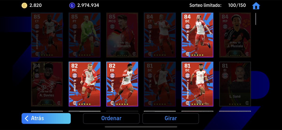 AnibalFelipe's tweet photo. @AxelGamesPlays mira cómo me fue don calbuchi, mi mejor pack opening por lejos https://t.co/f7VcHWrvN1