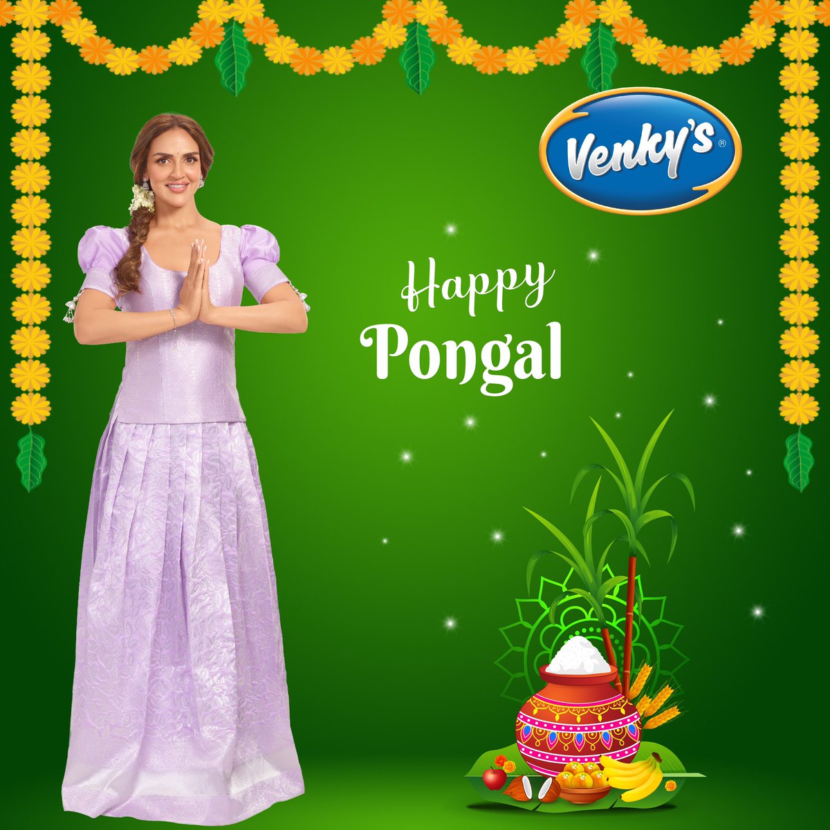 Happy pongal 😊 May the pot of Pongal overflow with good Health, Wealth, and Prosperity, and bring warmth to your home and heart ♥️🙏🏼🧿 @venkysuttara #Pongal #PongalCelebration