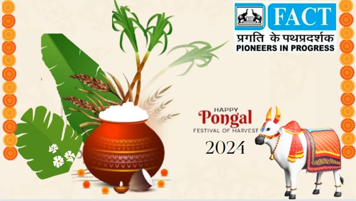 FACT_Tamilnadu's tweet photo. தமிழக உழவர் பெருமக்கள், உர விற்பனையாளர்கள் மற்றும் பொங்கல் பண்டிகை கொண்ட���டும் குடும்ப மக்கள் அனைவருக்கும் மனமார்ந்த பொங்கல் திருநாள் வாழ்த்துக்கள்.
@fact_kochi
#TamilNadu
#Farmers
#Pongal
#Sankranthi
#indianfestival
#PongalCelebration
#pongalwishes https://t.co/rtEORC3Koo