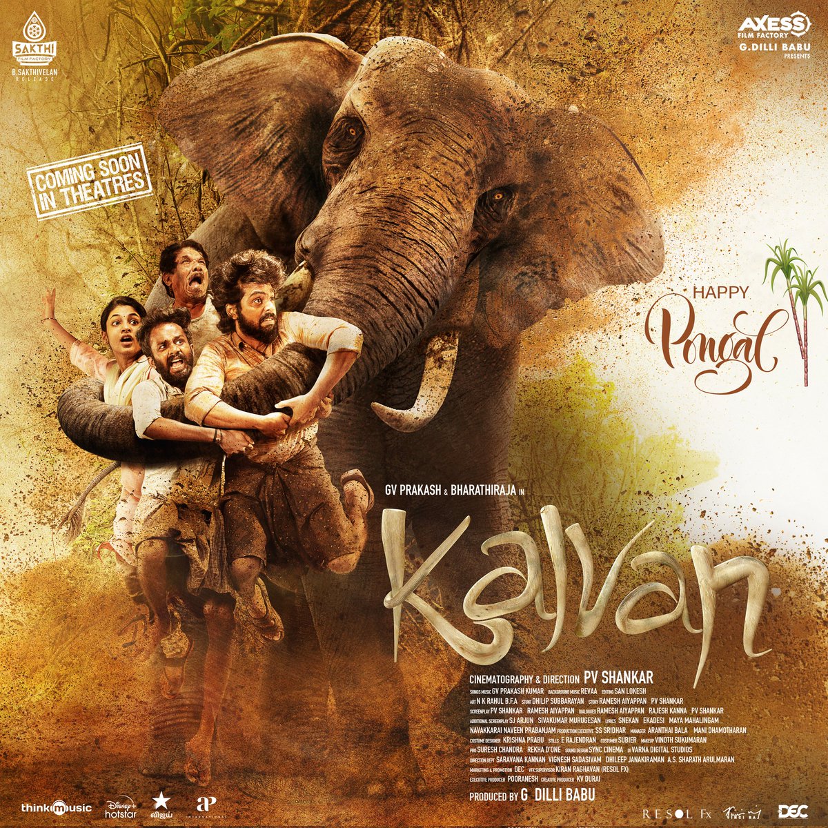 Get set for a wild adventure with #Kalvan - A journey into the heart of the forest awaits you🎊Happy Pongal from us all✨ Link- youtu.be/_gzAC13_-bs?si… A @gvprakash Musical 🎶 Background Score @revaamusic @offBharathiraja @AxessFilm @Dili_AFF @pvshankar_pv @i__ivana_…