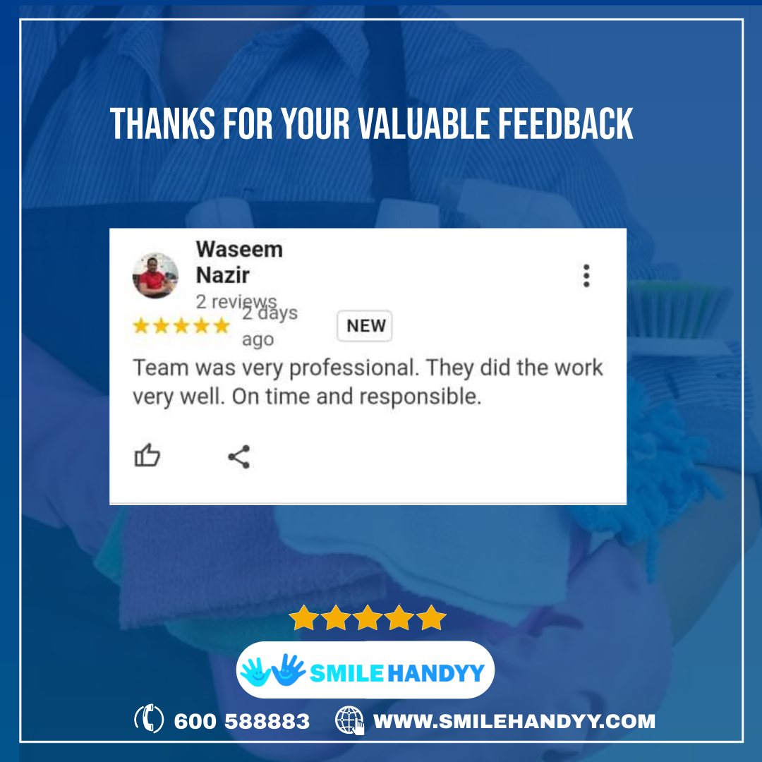 SmileHandyy's tweet photo. Thank you so much for your positive feedback! We are thrilled to hear you enjoyed your experience at Smilehandyy.

#SmileHandyy #ClientFeedback #ClientAppreciation #ClientLove #ClientReview #HappyClient #ClientReviews #CustomerReview #HappyCustomer #HappyClients https://t.co/VOweqG33ea