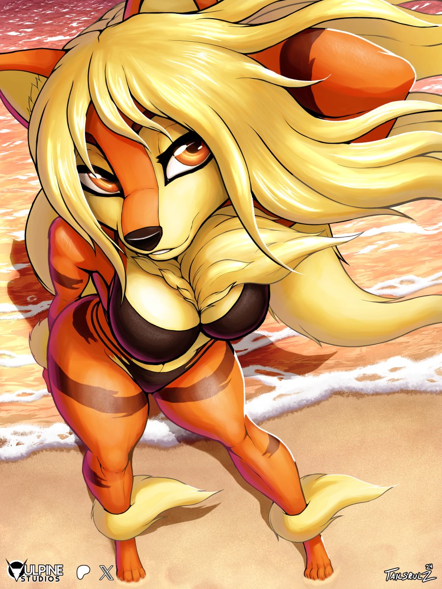 tailsrulz's tweet photo. Beach Babe Arcanine https://t.co/lhmQEw2q9n