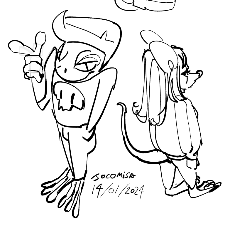 jocomisa's tweet photo. Shippeando 

#sketchbook #jocomisa #mause #oc #shippeando #frog #player #ttv #twitch Day 14 https://t.co/t8sLUldbND