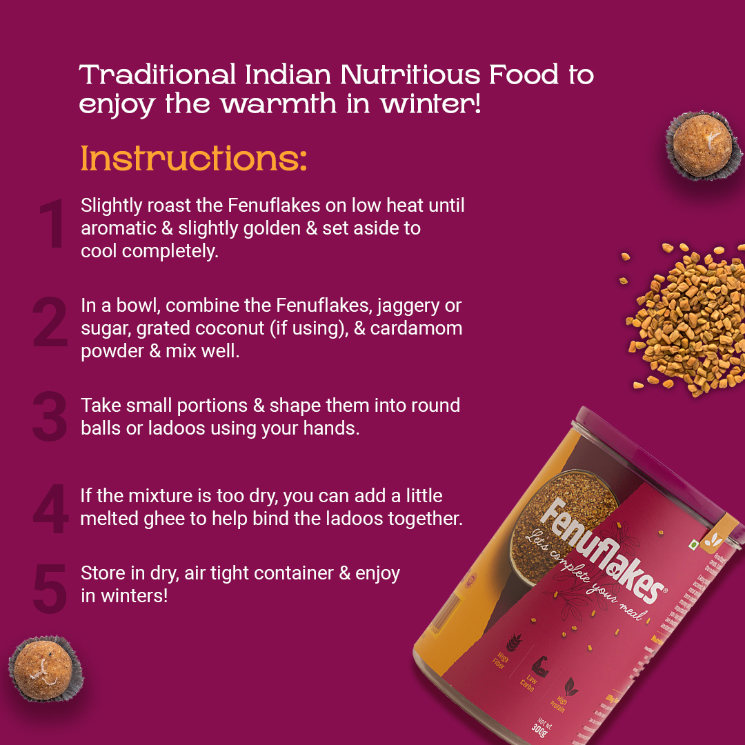 fenuflakes's tweet photo. Transforming tradition with a twist! Try our
Methi Laddu recipe with a healthy spin—swap out
methi for nutrient-packed Fenuflakes. Same delightful
taste, upgraded nutrition! 🌿🌰 #HealthyTwist
#FenuflakesRecipes #MethiLaddu https://t.co/F9btqC5REB
