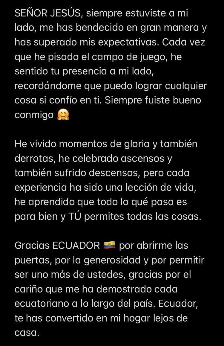 monte5ver's tweet photo. Me despido del campo de juego, pero siempre te llevare en mi corazón⚽️, hasta siempre compañera⚽️.
Gracias SEÑOR por el increíble viaje que me hiciste vivir mediante el fútbol 🙏🏻😊 https://t.co/30KOHdliOt