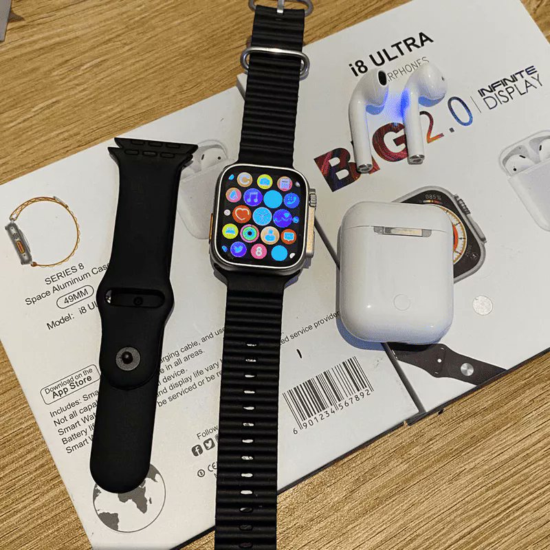 CachaHikma's tweet photo. Terbaru ultra 8 smartwatch free headset dan strap polos ada gratis ongkir nya loh
Cek harga👇
https://t.co/7NjlEtdqHC

#smartwatch #jamtangan #semuaorangfbSSorotan https://t.co/bWtmTc05Yj