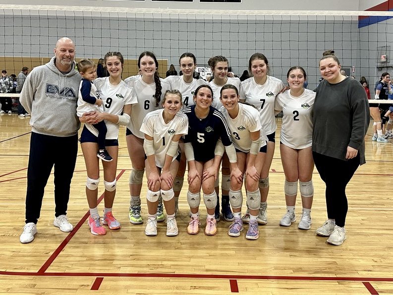 EVA_VBall_KY's tweet photo. Super proud of our EVA teams this weekend. Great kickoff to ‘24. 7 of 12 teams playing in Gold bracket. 4 in Silver bracket and 13-Green winning the bronze bracket. Sky’s the limit! #GoEVA #EVAProud #SeasonHasBegun 💚💙🏐💪🏼 https://t.co/sbHMwOeAWf