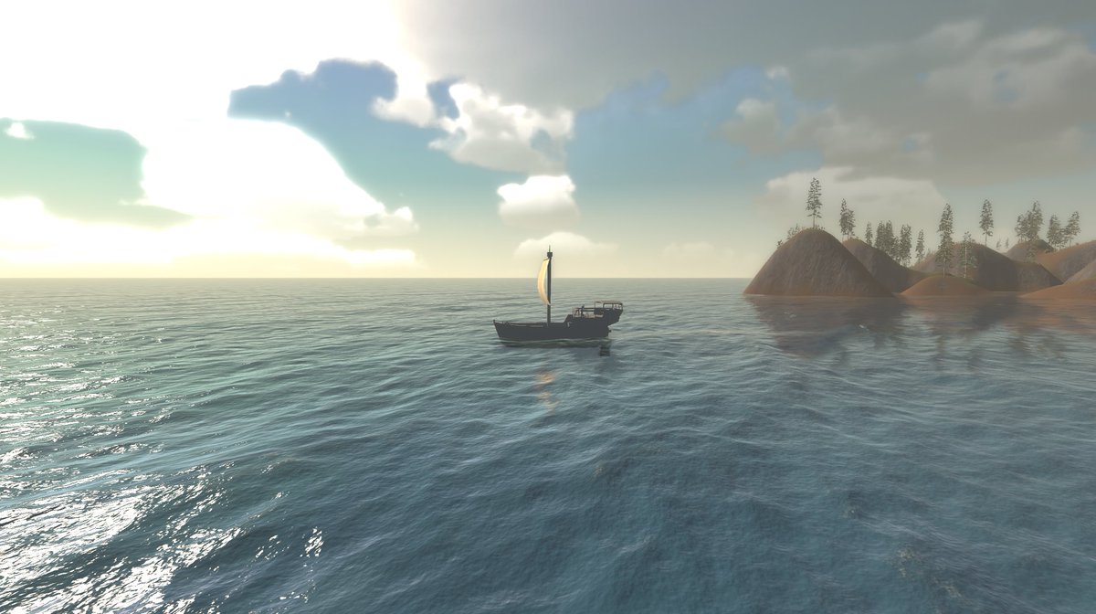 muzboz's tweet photo. Secret Keep:  New BOAT model (not textured yet).  
#SecretKeep #ScreenshotSaturday #GameDev #ImmersiveSim #IndieDev https://t.co/C6hqGIf5jN